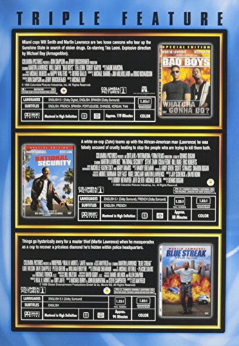 Bad Boys / National Secutiry / Blue Streak - DVD (Used)