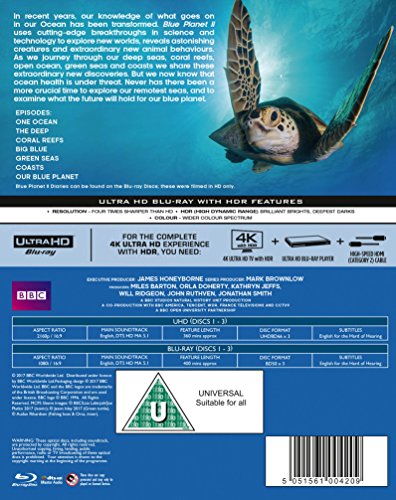 Blue Planet II [4K ULTRA HD + BLU RAY ] [2017] [Blu-ray] UK IMPORT