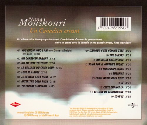 Nana Mouskouri / Un Canadien Errant - CD