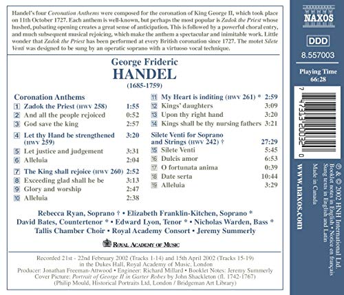 Coronation Anthems