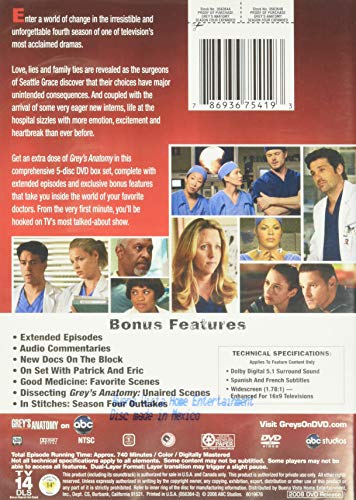 Grey's Anatomy / The Complete Fourth Season - DVD (Used)