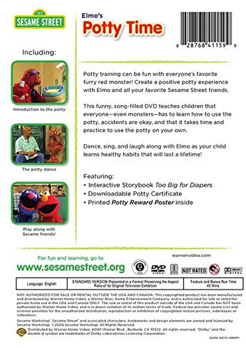 Sesame Street: Elmo's Potty Time - DVD (Used)