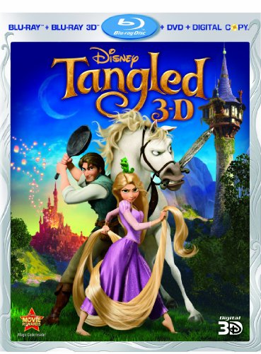 Tangled [Blu-ray 3D + Blu-ray + DVD + Digital Copy] (Bilingual)