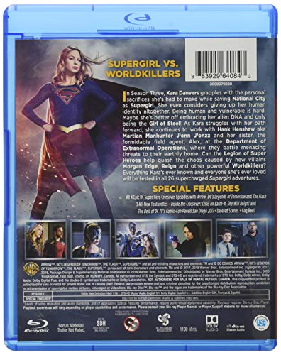Supergirl: The Complete Third Season - Blu-Ray (Used)