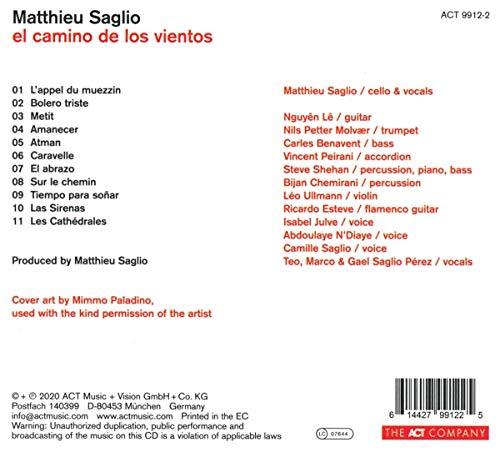 Matthieu Saglio / El Camino De Los Ventos - CD