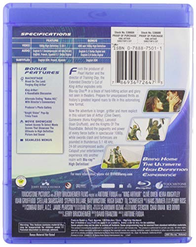 King Arthur - Blu-Ray (Used)