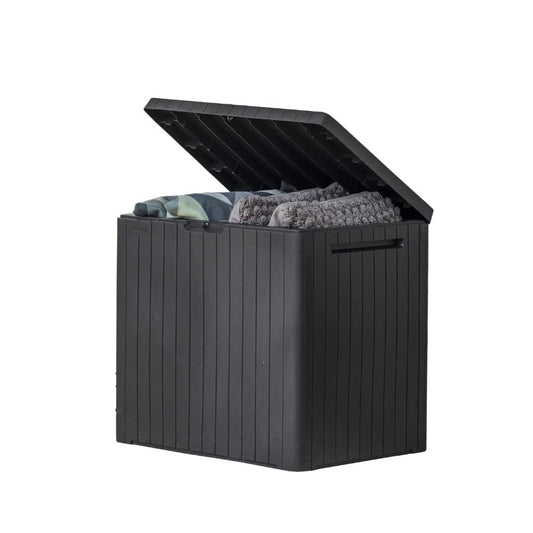 Keter City 30 Gal Outdoor Storage Box and Patio Side Table 🍁 All In One Marketplace Canada