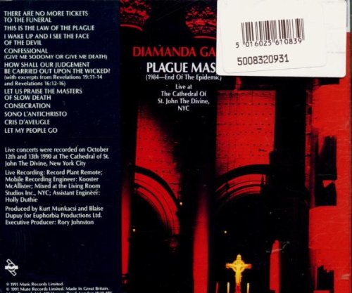 Diamanda Galas / Plague Mass - CD (Used)