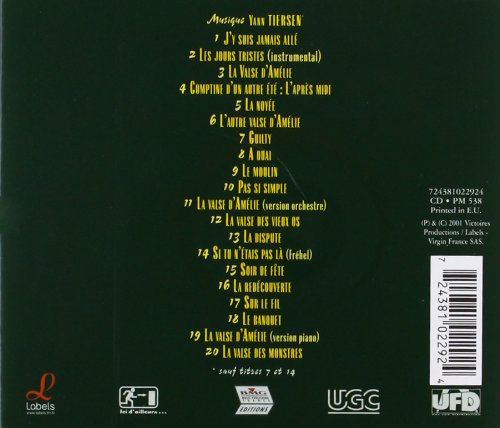 Soundtrack / Le Fabuleux Destin D'Amélie Poulain - CD (Used)