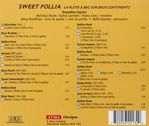 Ensemble Caprice / Sweet Follia - CD (Used)