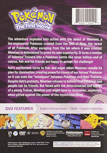 Pokemon The First Movie: Mewtwo Strikes Back - DVD (Used)