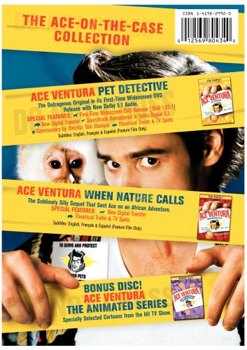 Ace Ventura: Pet Detective / When Nature Calls / The Animated Series (Deluxe Double Feature) - DVD (Used)