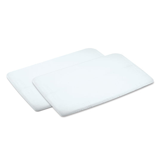 Maxi-Cosi Swift/Calao Bassinet Mode Fitted Sheets – 2-Pack, 100% Cotton, Soft and Breathable, Durable, Perfect Fit for Playard Bassinet Mattress, Machine Washable, Baby Bedding Essentials 🍁 All In One Marketplace Canada
