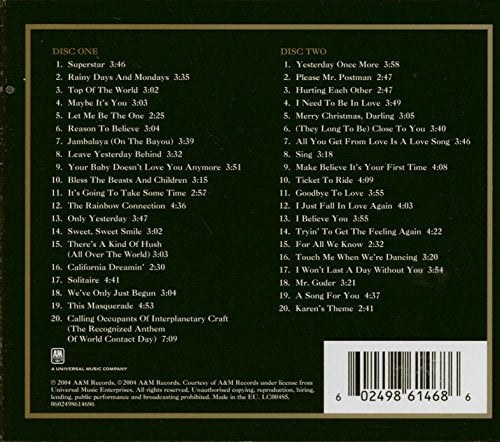 The Carpenters / Carpenters Gold (35Th Anniversary Edition) - CD