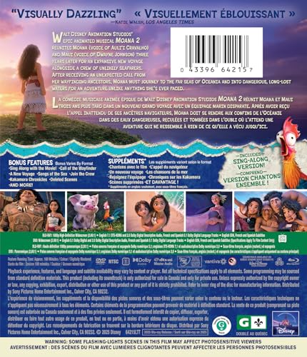 Moana 2 - Blu-Ray/DVD