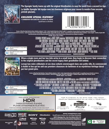 Ghostbusters: Afterlife + Ghostbusters: Frozen Empire - 4K
