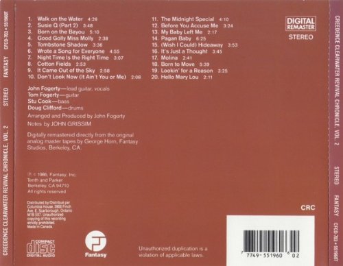 Creedence Clearwater Revival / Chronicle Volume Two - CD (Used)
