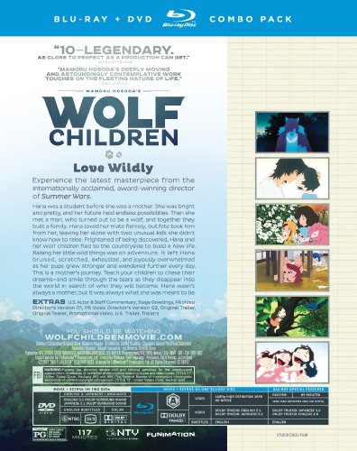 Wolf Children - Bly-Ray/DVD (Used)