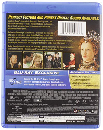 Elizabeth - Blu-Ray (Used)