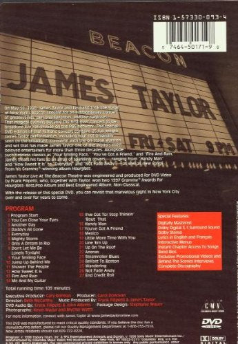 James Taylor: Live At The Beacon Theatre - DVD (Used)