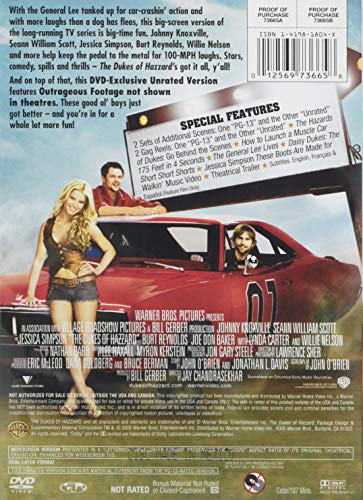 The Dukes of Hazzard (Unrated Widescreen Edition) - DVD (Used)