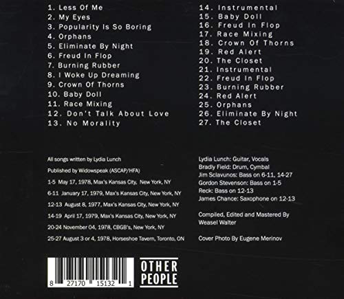 Teenage Jesus And The Jerks / Live 1977-1979 - CD