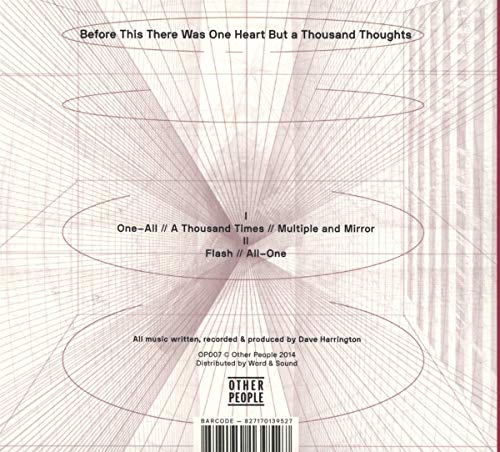 Dave Harrington / Before This There Was One Heart But a Thousand - CD