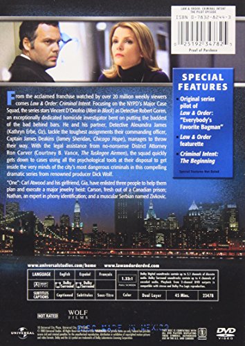 Law And Order - Criminal Intent: The Premiere Episode