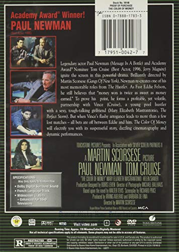 The Color Of Money (Widescreen) - DVD (Used)