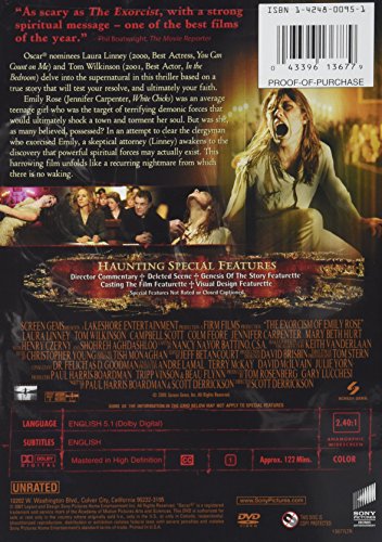 The Exorcism of Emily Rose (Widescreen Unrated Edition) - DVD