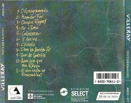Déprogrammes - CD - 1993