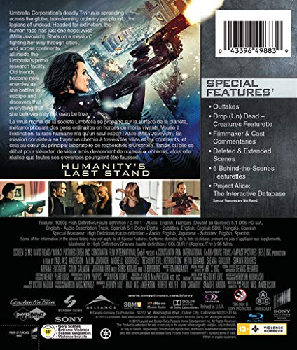 Resident Evil: Retribution [Blu-ray] (Bilingual)