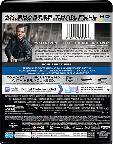 Jason Bourne - 4K (Used)