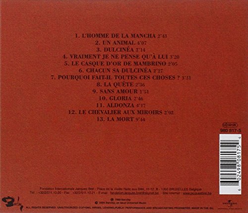 Jacques Brel / L'Homme De La Mancha - CD (Used)
