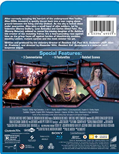 Resident Evil: Apocalypse - Blu-Ray