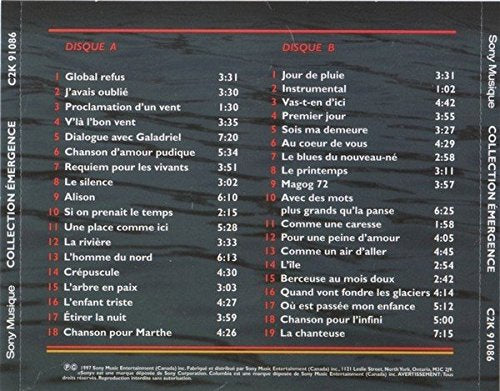 La Collection Emergence - 1997 - (Canada - Compilation) - CDX2