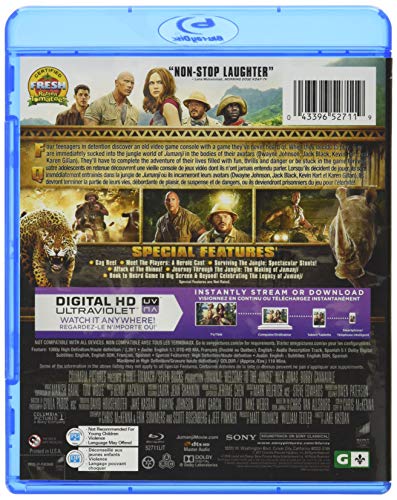 Jumanji: Welcome to the Jungle - Blu-Ray