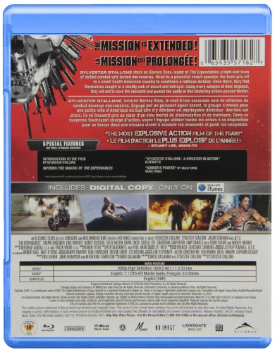 The Expendables (Extended Director's Cut) - Blu-Ray