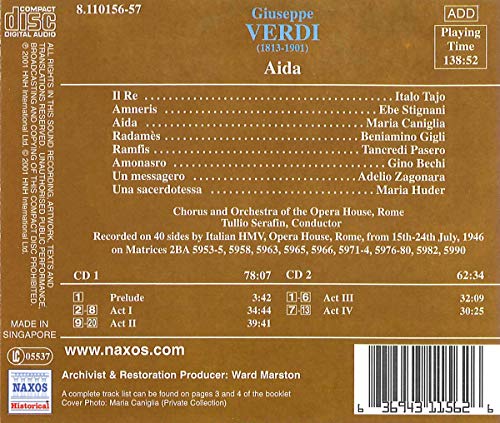 Verdi: Aida Opera
