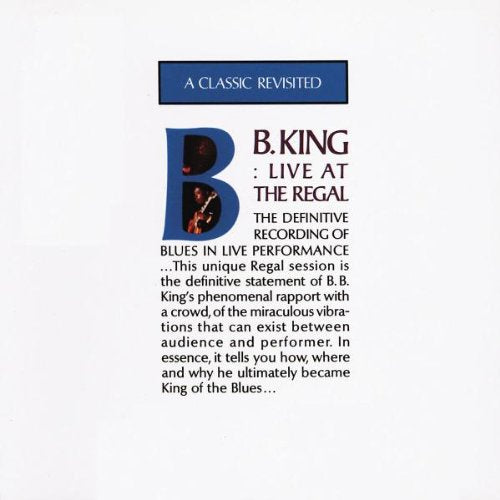 B.B. King / Live at Regal - CD (occasion)