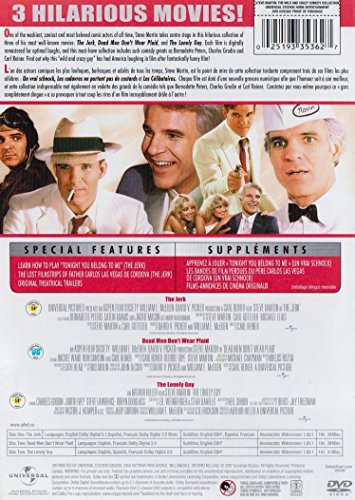 Steve Martin: The Wild and Crazy Comedy Collection (The Jerk/Dead Men Don't Wear Plaid/The Lonely Guy) - DVD (Used)