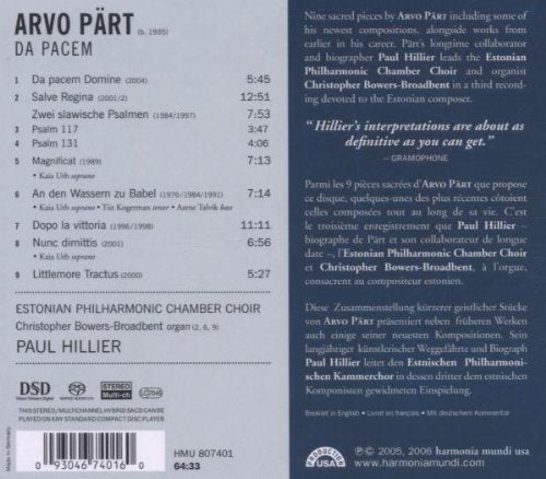 Arvo Párt: Da Pacem