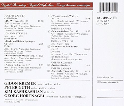 Lanner, J Strauss SR: Waltzes
