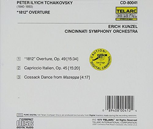 Tchaikovsky / 1812 Overture + Capriccio Italien + Cossack Dance from Mazeppa - CD (Used)