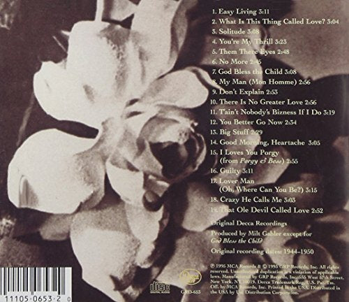 Billie Holiday / Billie Holiday's Greatest Hits - CD (Used)