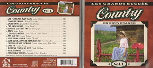 Les Grands Succes Country En Souvenance Vol. 1 (15 Titres Western, DGM)