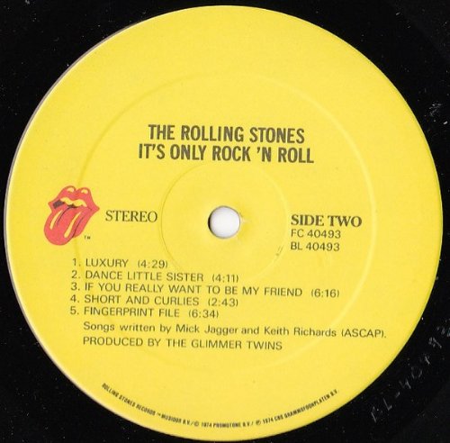 It's Only Rock 'N Roll - 1974 - (Canada) - Vinyl Records - LP