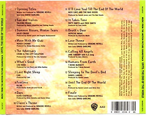 Until The End Of The World: Music From The Motion Picture Soundtrack by Warner Bros. (1991-12-10)