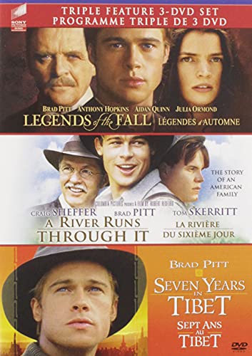 Legends of the Fall/A River Runs Through It/ Seven Years in Tibet (Bilingual) - DVD