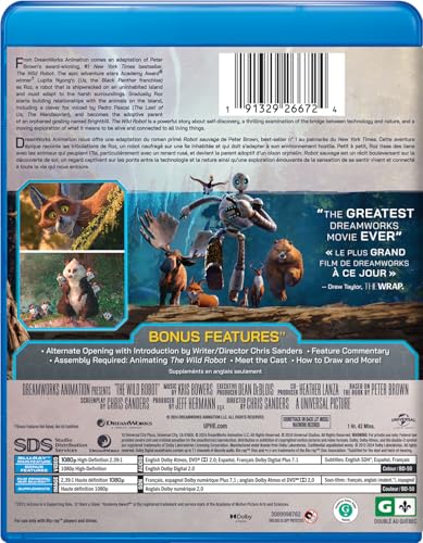 The Wild Robot: Collector's Edition - Blu-Ray